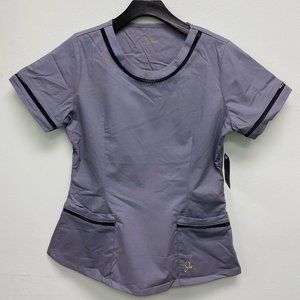 Grey Jaanuu Scrub Top